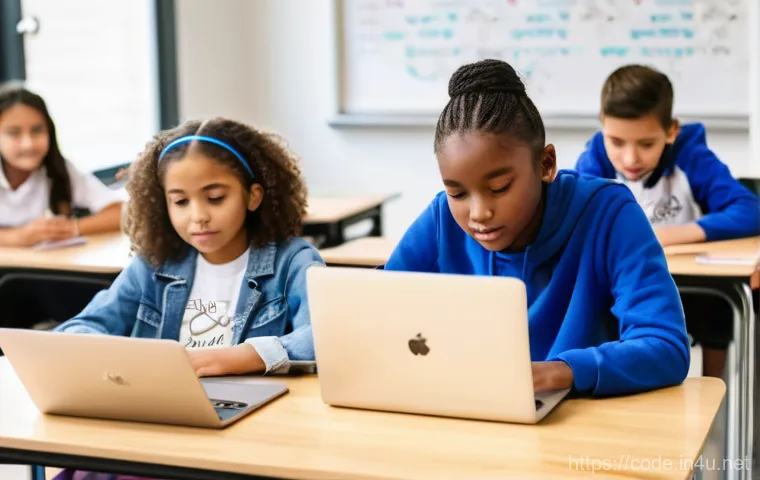 코딩교육지도사로서 학습자 중심 교육 방법 - "A vibrant and colorful classroom filled with diverse young children, aged 5-8, enthusiastically eng... 코딩교육지도사로서 학습자 중심 교육 방법 - "A vibrant and colorful classroom filled with diverse young children, aged 5-8, enthusiastically eng...