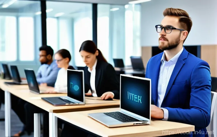 코딩교육지도사와 IT 강사의 연계성 - **Prompt:** A dynamic and brightly lit classroom scene where a friendly female coding education inst... 코딩교육지도사와 IT 강사의 연계성 - **Prompt:** A dynamic and brightly lit classroom scene where a friendly female coding education inst...